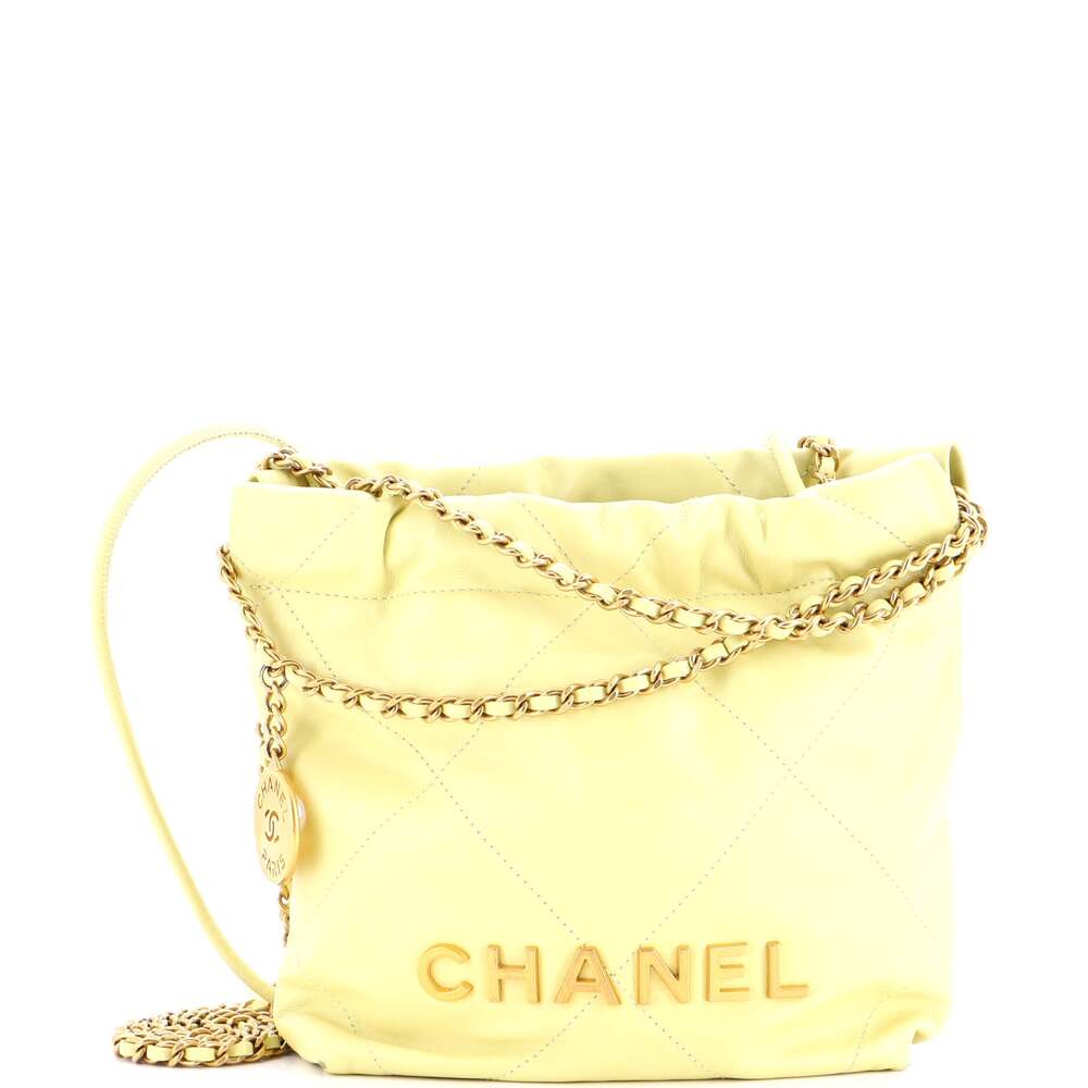 Chanel 22 Chain Hobo Quilted Calfskin #248458C48B